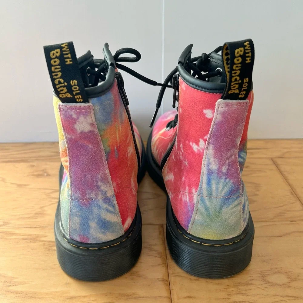 Doc Martens Tye Dye style 1460 J Lace Up size 4 Dr. Marten Air Wair Original